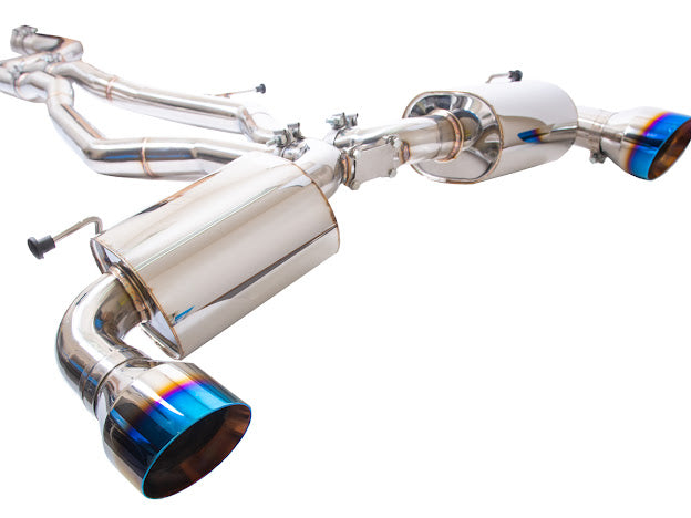 2020-PRESENT TOYOTA GR SUPRA A90 A91 | NON RESONATED CAT BACK EXHAUST WITH BURNT BLUE TIPS