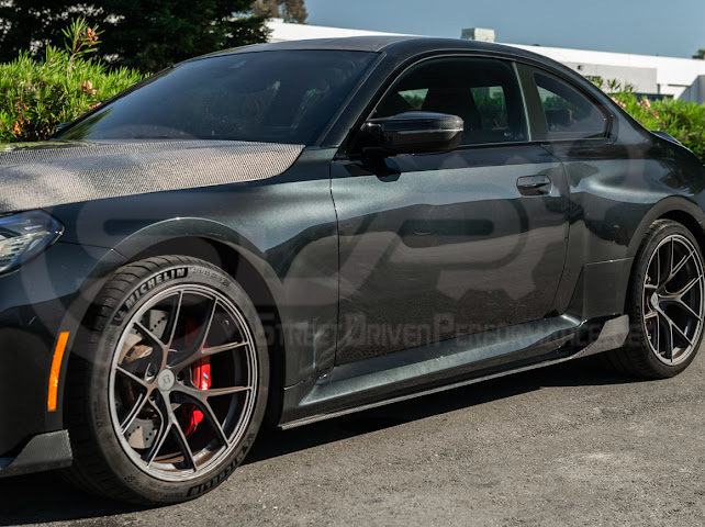 2023-Up BMW G87 M2 | TR Style CARBON FIBER Side Skirts Rocker Panel Extension Ground Effects
