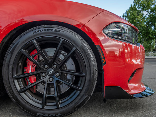 2015-UP DODGE CHARGER SRT TRACK PACKAGE FRONT SPLITTER (3pc)