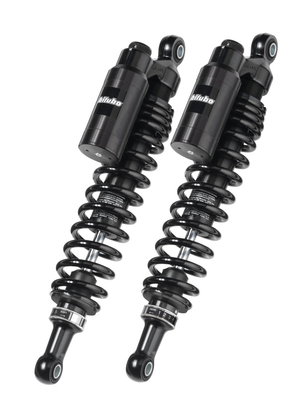Bitubo WMT0 Twinshocks Adj.: Spring Preload, Reb., Comp., Length 306mm, Piggyback Tank, Dk Edition