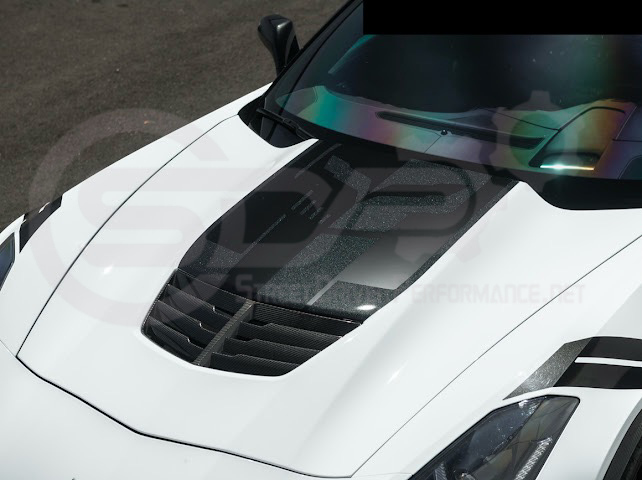 2014-2019 CORVETTE C7 BASE | JAKE SKULL LOGO HOOD VINYL DECAL STRIPE