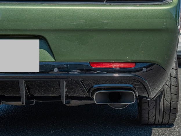 2015-UP DODGE CHALLENGER | SRT TRACK PACKAGE GLOSS BLACK REAR DIFFUSER