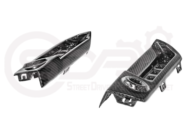 2023-UP BMW G87 M2 | FACTORY STYLE CARBON FIBER REPLACEMENT REAR BUMPER REFLECTOR TRIM PAIR