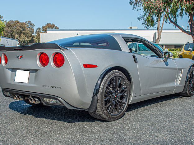 2005-2013 CHEVROLET CORVETTE C6 BASE FRONT AND REAR SPLASH GUARDS MUD FLAPS