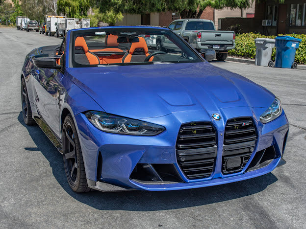 2021-UP BMW G82 / G83 M4 | M-PERFORMANCE STYLE CARBON FIBER FRONT SIDE LIP SPLITTER GROUND EFFECTS