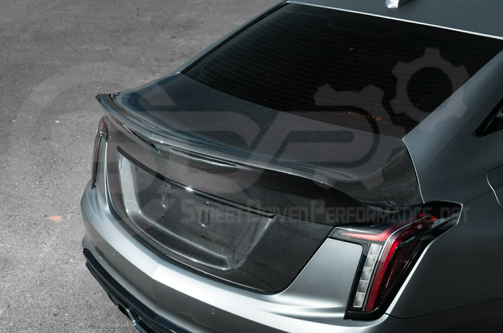 2020-Present Cadillac CT5 / CT5-V / CT5-V Blackwing | DRY CARBON FIBER Rear Trunk Lid with Integrated Duckbill Spoiler