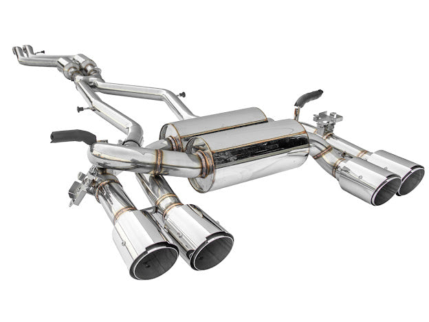 2014-2019 BMW F80 M3 & F82 / F83 M4 | MUFFLER AXLE BACK WITH RESONATED MID PIPE CAT BACK EXHAUST
