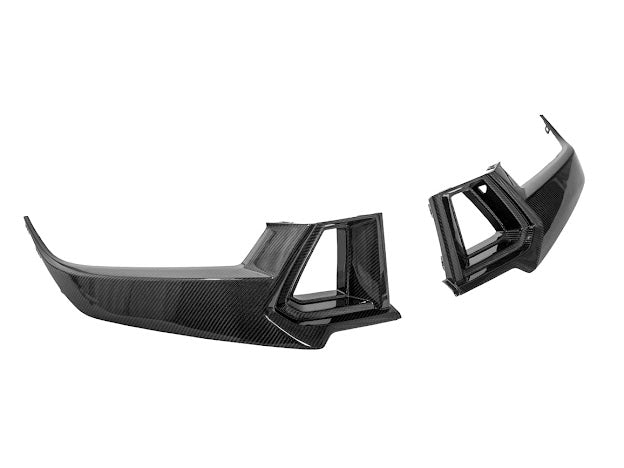 2024-Up Ford Mustang S650 Dark Horse | CARBON FIBER Front Upper Grille Insert Trim Pair