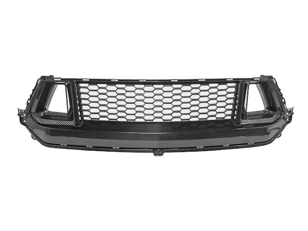 2024-UP MUSTANG S650 | CARBON FIBER FRONT UPPER GRILLE W/ GT MESH REPLACEMENT