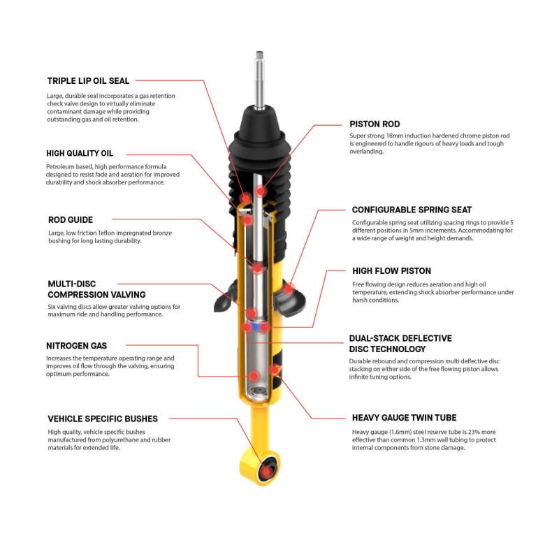 ARB / OME 97-04 Toyota Hilux Nitrocharger Plus Shock - Rear