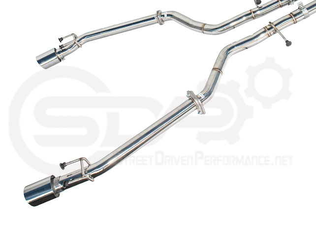 2005-2006 PONTIAC GTO | T-304 STRAIGHT-THROUGH CAT-BACK EXHAUST W/ 4" TIPS