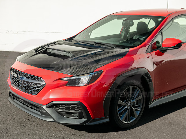 2022-UP SUBARU WRX | JDM VRS STYLE CARBON FIBER FRONT VENTED HOOD