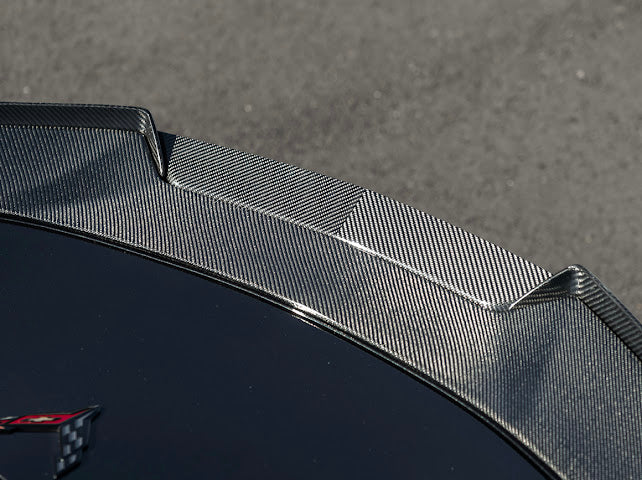 2023-UP CORVETTE C8 Z06 | REAR CENTER WICKERBILL SPOILER WING EXTENTION