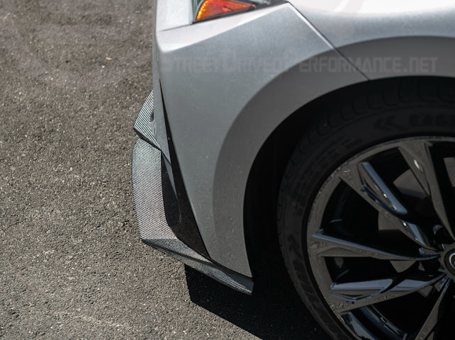 2021-UP LEXUS IS300, IS350, IS500 | JDM NOVEL STYLE CARBON FIBER FRONT BUMPER LIP SPLITTER GROUND EFFECTS