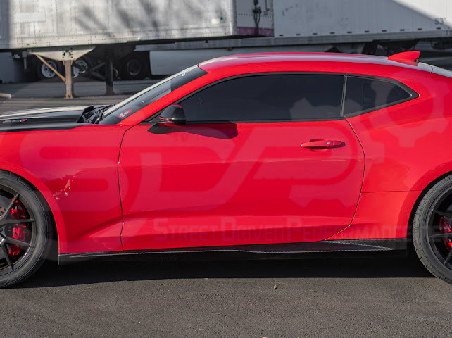 2016-2024 6TH GEN CAMARO ZL1 SIDE SKIRTS ROCKER PANLES GROUND EFFECTS