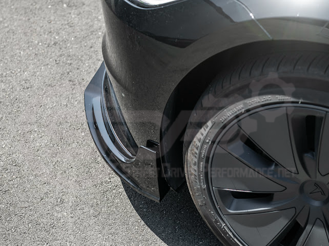 2024-UP TESLA MODEL 3 TRACK STYLE FRONT LIP SPLITTER GROUND EFFECTS