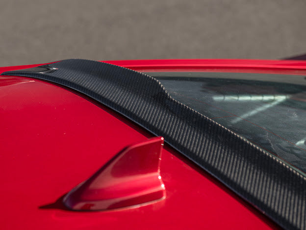 2024-UP MUSTANG S650 | CARBON FIBER REAR ROOF WINDOW WING SPOILER