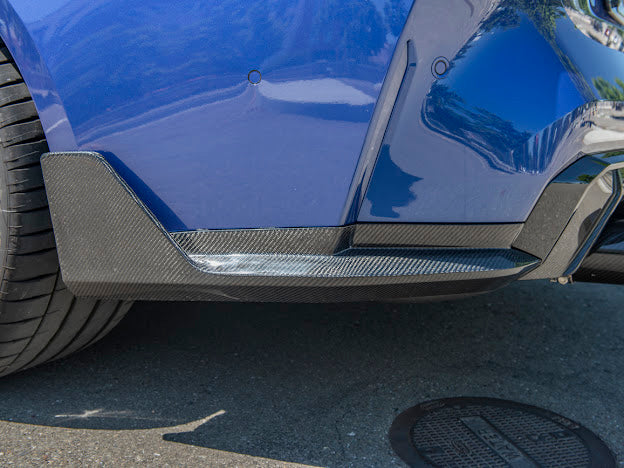 2021-Up BMW G82 / G83 M4 | M-Performance Style CARBON FIBER Rear Apron Lip Splitter Ground Effects (Pair)