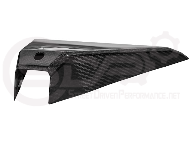 2024-Up Tesla Cybertruck | Interior DRY Carbon Fiber Rear View Mirror Upper Trim Cover