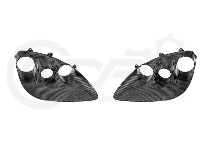 2005-2013 CHEVROLET CORVETTE C6 | FACTORY OEM STYLE CARBON FIBER  HEADLIGHTS HOUSING REPLACEMENT