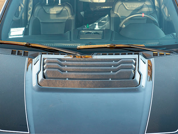 2017-2020 FORD F-150 RAPTOR | STREET SERIES PACKAGE CARBON FIBER HOOD VENT REPLACEMENT