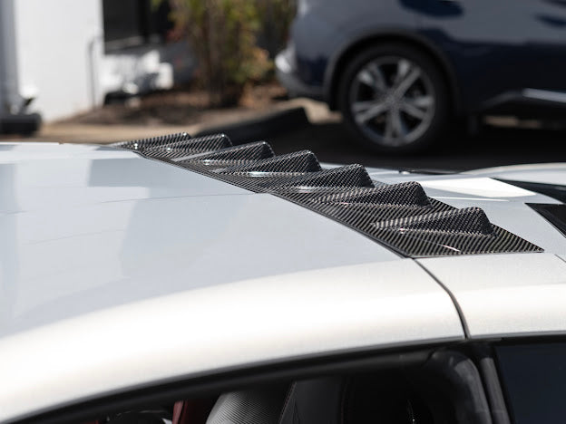 2020+ CHEVROLET CORVETTE C8 COUPE | CARBON FIBER REAR ROOF WING SPOILER VORTEX GENERATORS