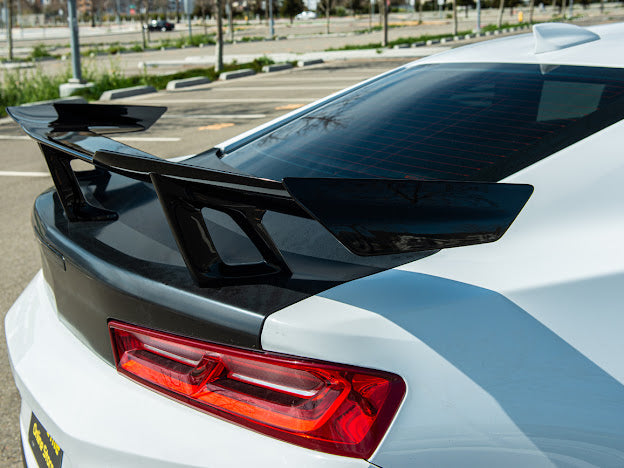 2016+ 6TH GEN CAMARO ZL1 1LE REAR SPOILER SIDE WINGLETS PAIR
