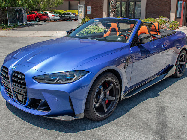 2021-Up BMW G82 / G83 M4 | Factory Extended Style Carbon Fiber Front Lip Splitter Pair Ground Effects