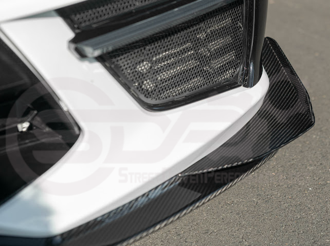 2020+ CORVETTE C8 STINGRAY & Z51 | Z06 Z07 PERFORMANCE FRONT LIP SPLITTER & CANARDS GROUND EFFECTS