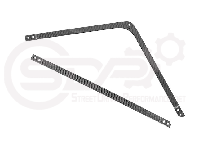 2021-UP BMW G80 M3 & G82/G83 M4 DRY CARBON FIBER ENGINE STRUT BRACE BRACKET TOWER BARS
