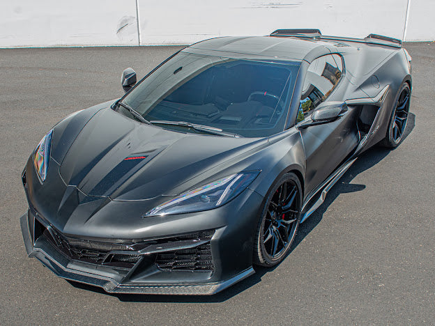 2020+ CORVETTE C8 Z06 & E-Ray | 3-PIECES FRONT LIP SPLITTER GROUND EFFECTS