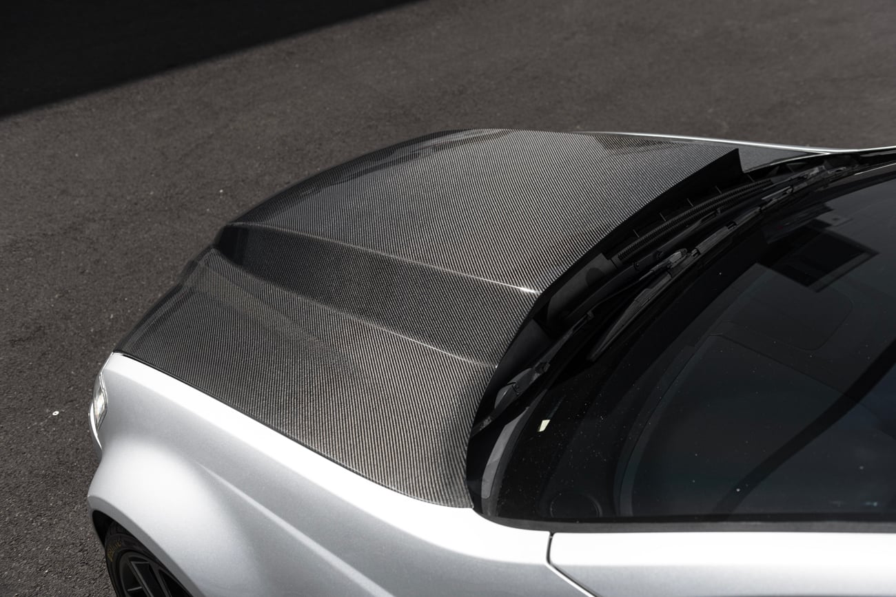 2008-2009 PONTIAC G8 CARBON FIBER FRONT COWL HOOD