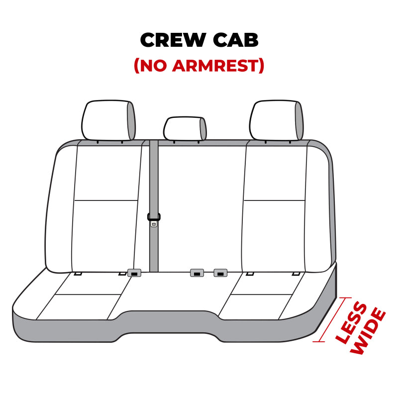 Covercraft 11-24 Dodge Ram Waterproof Polyester SeatSaver Custom Second Row Seat Covers - Taupe