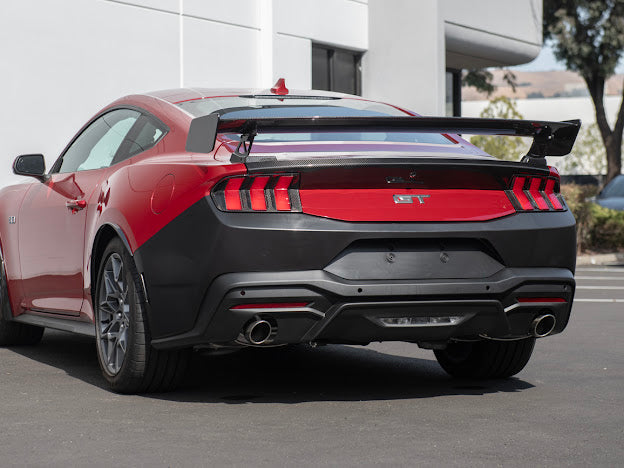 2024-Up Ford Mustang S650 | Factory Style PRIMED BLACK Rear Bumper Cover Replacement