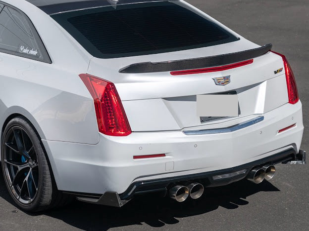 2016-2019 ATS-V COUPE  | Wickerbill Trunk Spoiler Wing Carbon Fiber