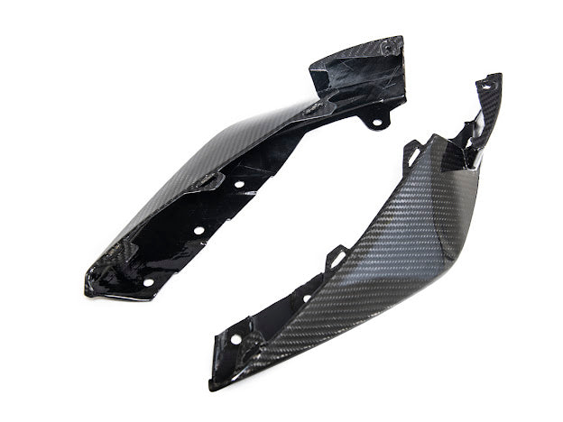 2021-UP BMW G82 / G83 M4 | M-PERFORMANCE STYLE CARBON FIBER FRONT SIDE LIP SPLITTER GROUND EFFECTS