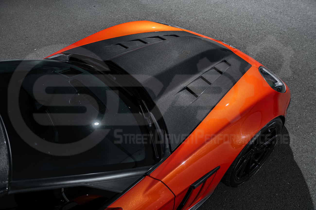 2005-2013 CHEVROLET CORVETTE C6 | SDP PERFORMANCE STYLE CARBON FIBER VENTED COWL HOOD