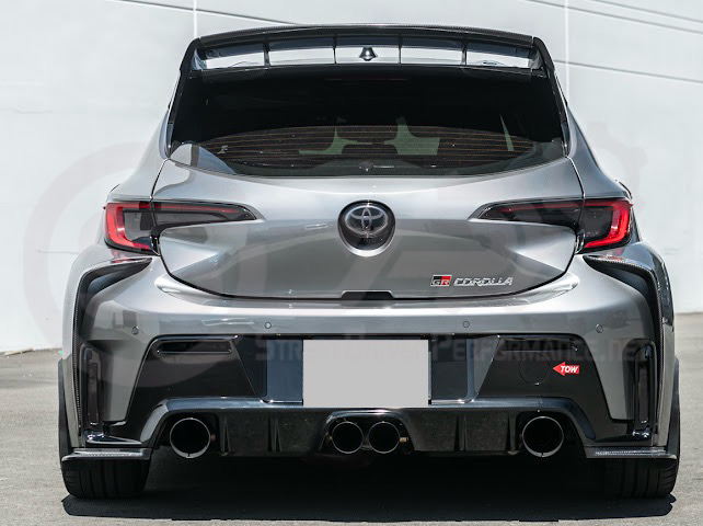 2023-UP GR COROLLA | JDM VRS STYLE REAR BUMPER GARNISH EXTENSION