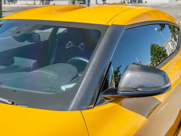 2020-Up Toyota GR Supra A90 A91 |JDM Factory Style CARBON FIBER A-Pillar Panel Cover