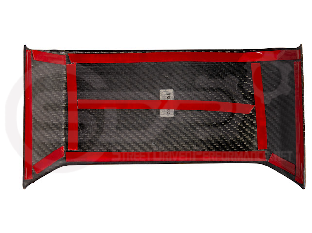 2024-Up Tesla Cybertruck | Interior DRY Carbon Fiber Rear Display Upper Cover