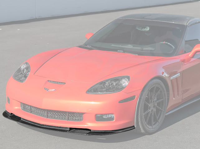 2005-2013 C6 Corvette - Grand Sport / Z06 / ZR1 - ZR1 Style Front Splitter/Lip Ground Effects