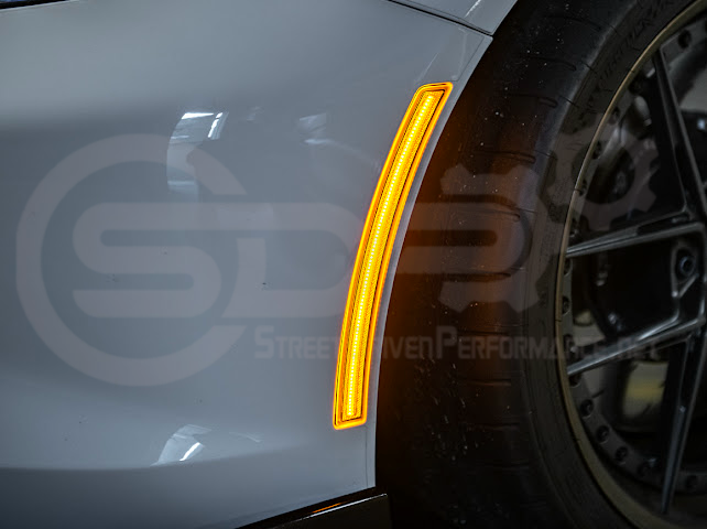 2014-2019 Chevrolet Corvette C7 | Factory Style Front & Rear LED Side Marker Lights Pair