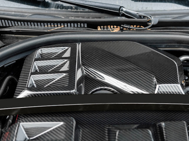 2023-UP BMW G87 M2 | Factory Style Carbon Fiber Front Engine Cover Replacement