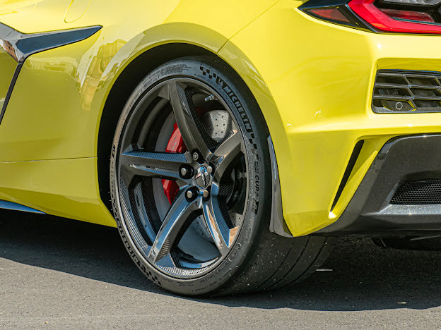 2020+ CHEVROLET CORVETTE C8 Z06 & E-RAY | CARBON FLASH XL EXTENDED FRONT SPLASH GUARD