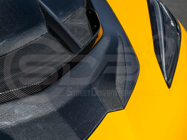 2020+ Corvette C8 | ZR1 Style Replica CARBON FIBER Front Hood