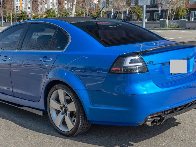 2008-09 PONTIAC G8 CARBON FIBER FRONT SPLITTER & SIDE SKIRTS GROUND EFFECTS