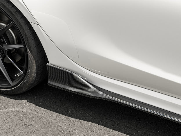 2022-UP HONDA CIVIC TYPE R | JDM STYLE CARBON FIBER SIDE SKIRTS ROCKER PANELS GROUND EFFECTS