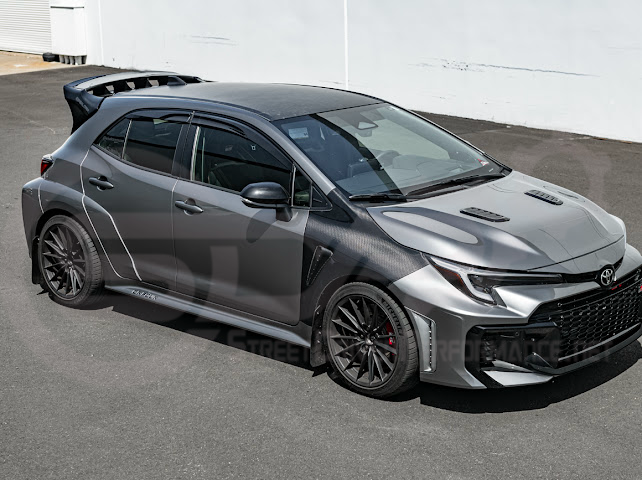 2023-UP GR COROLLA | FACTORY STYLE CARBON FIBER FRONT SIDE FENDERS WITH VENTS (PAIR)