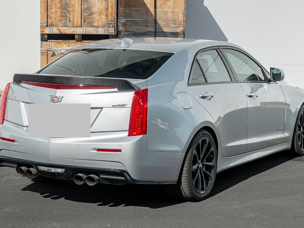 2016 - 2019 Cadillac ATS-V Sedan | Carbon Fiber SDP Style Rear Trunk Lid Spoiler Wing