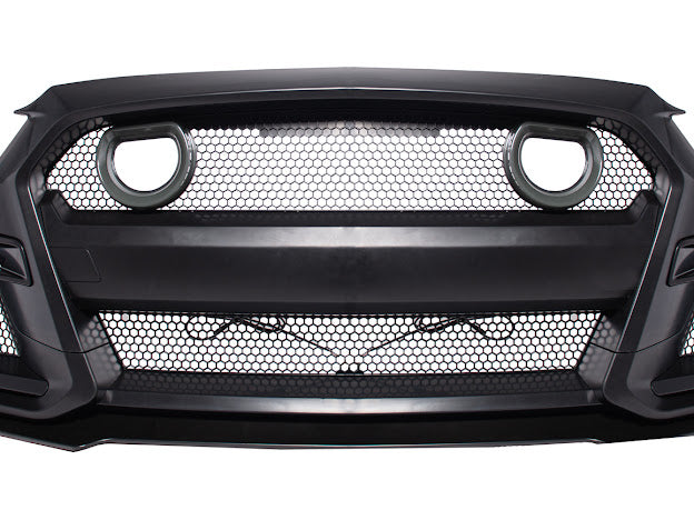 2015-17 FORD MUSTANG | GT500 CONVERSION FRONT BUMPER WITH LED GRILLE KIT